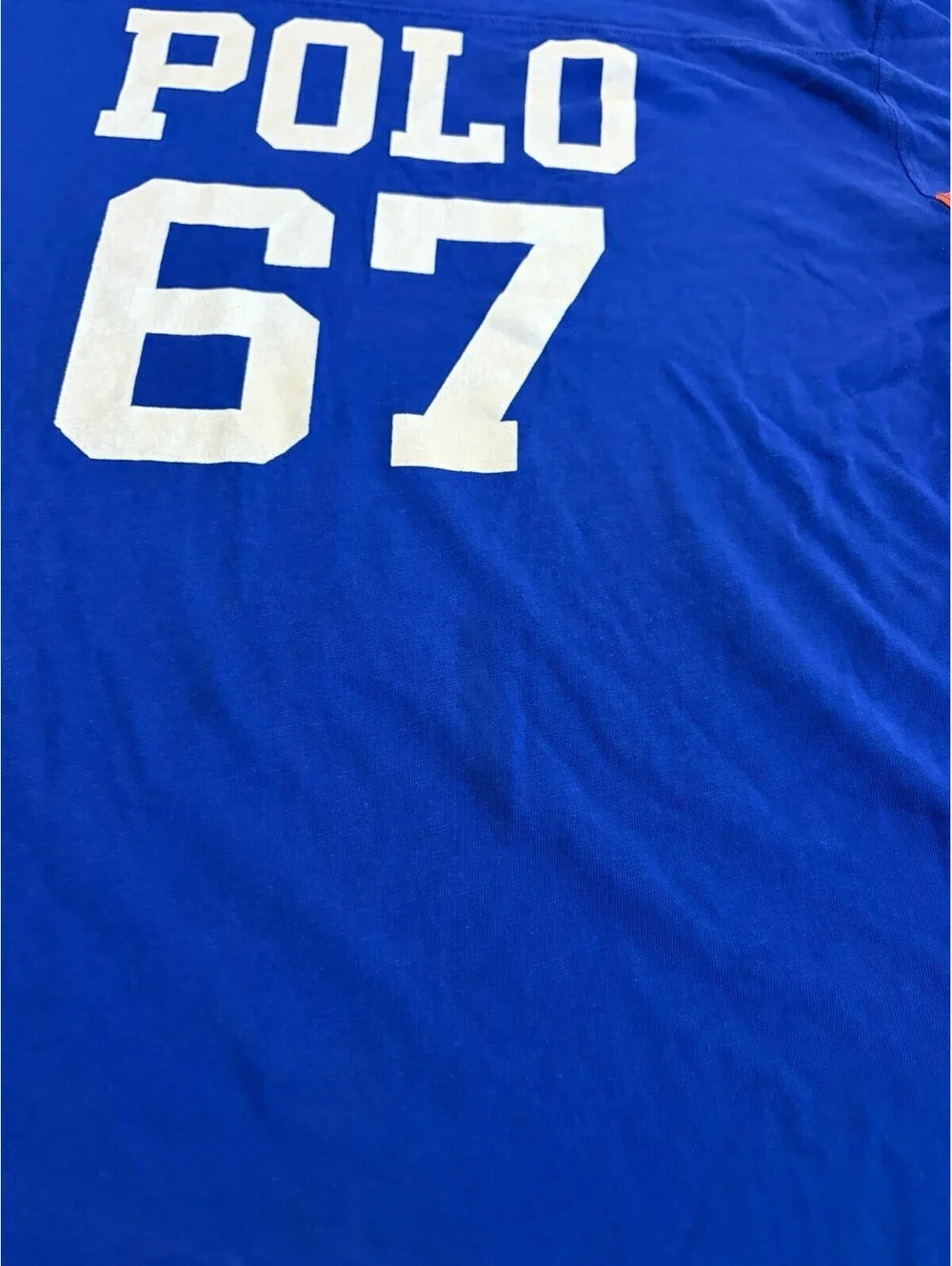 Polo Ralph Lauren Classic Fit Jersey T Shirt L Polo 67 Sporting Goods Blue Trim